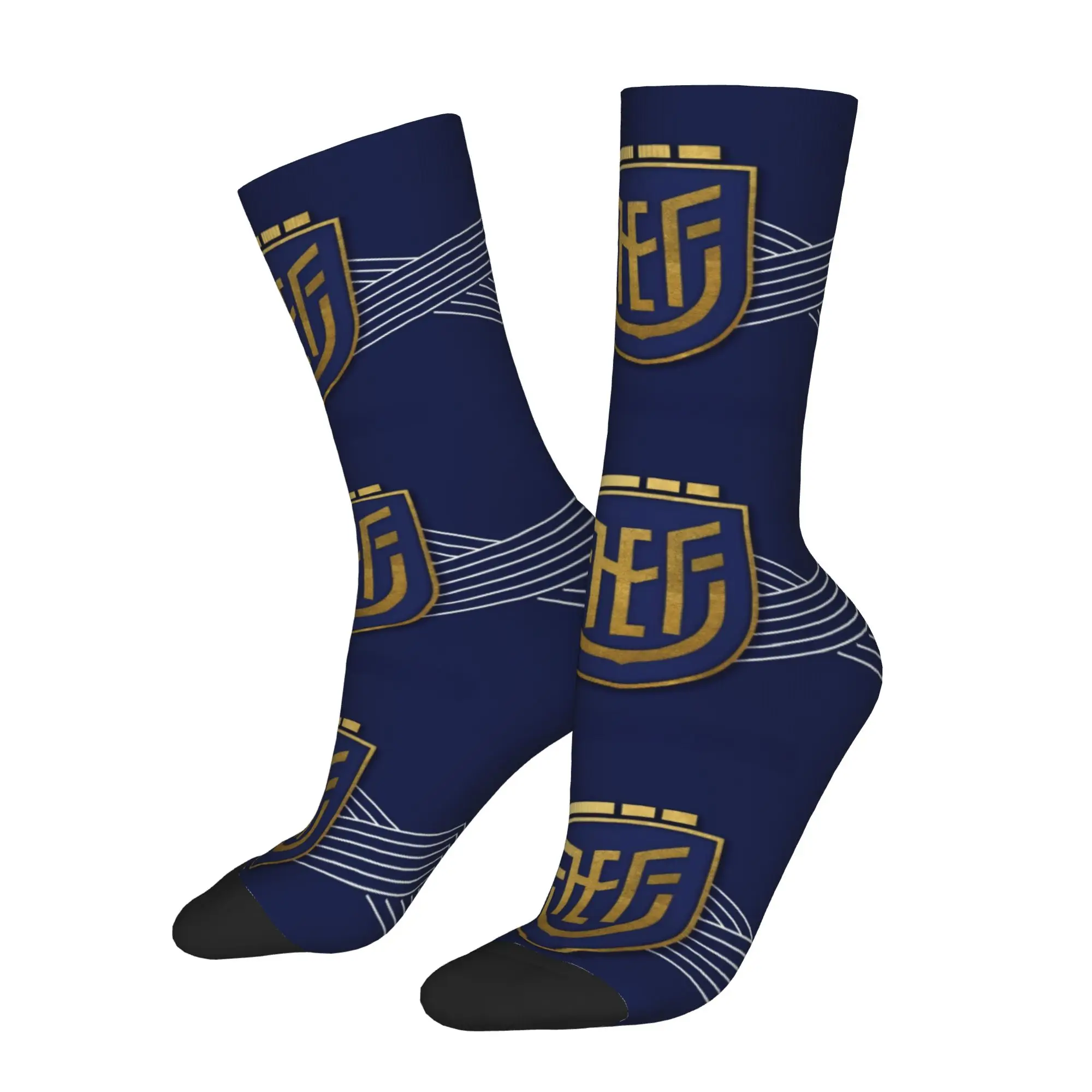 Hip Hop Retro Ecuador Crazy Men's compression  Socks Unisex  Street Style Seamless Printed Funny Novelty Sock