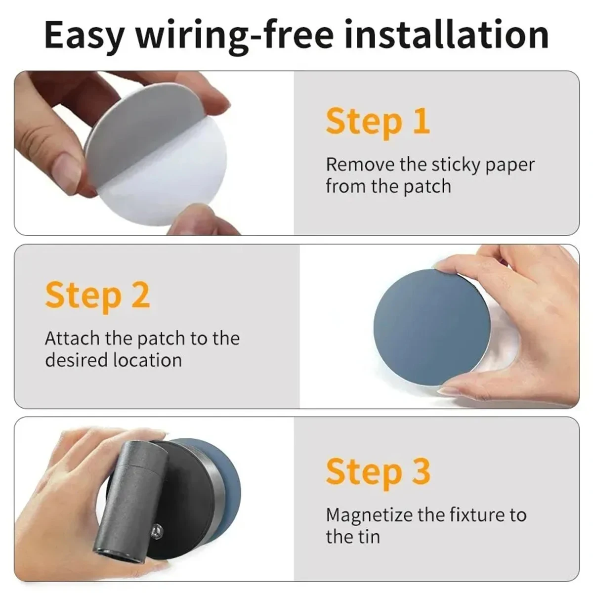 Led Double Head Wall Sconces light Touch Control Remote 360 Rotatable 3 Color Modes Wall Light USB Recharge Wireless Night Light