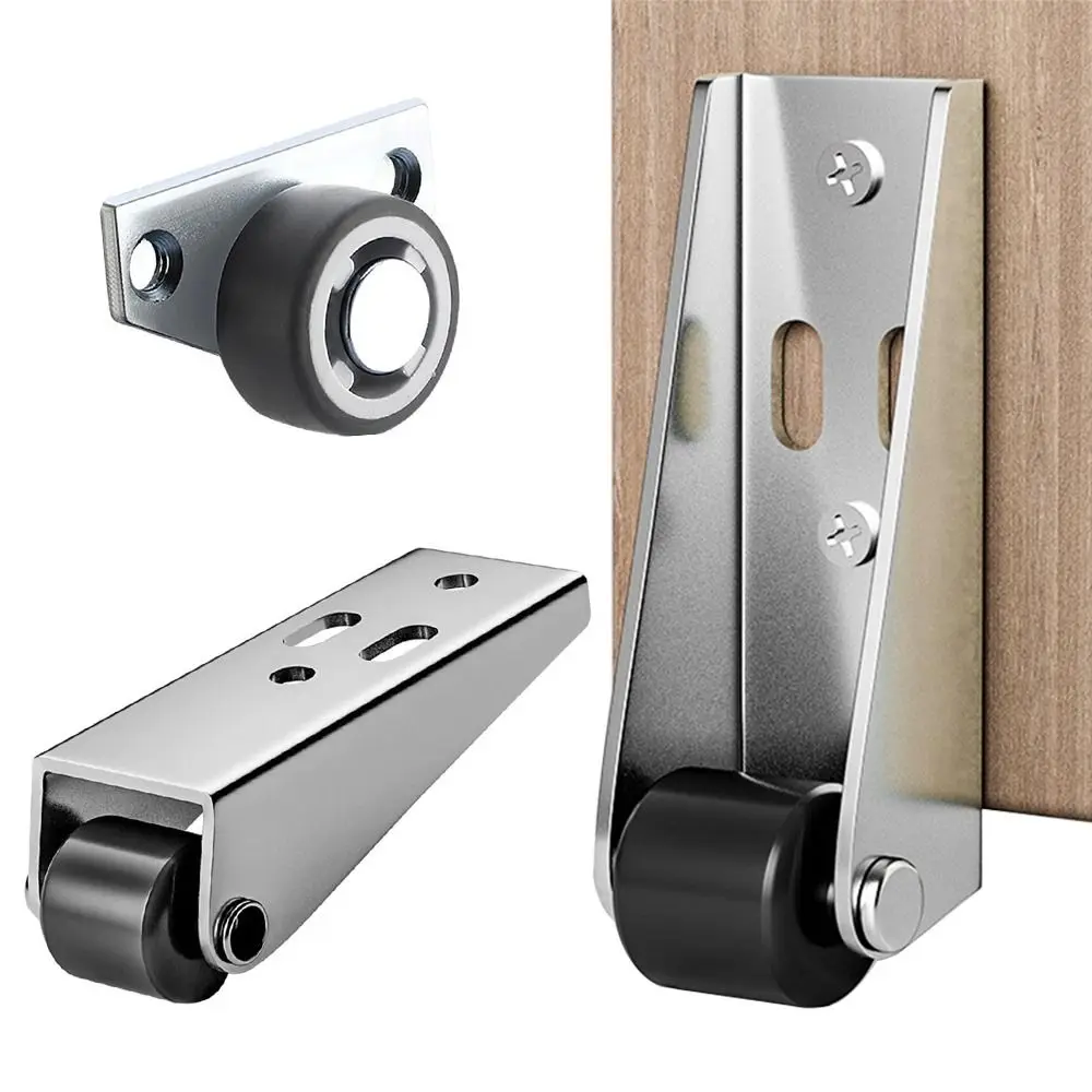 Universal Directional Roller Side Mounted Silent Table Cabinet Furniture Caster Wheel Mini Sliding Door Roller Pulley Furniture
