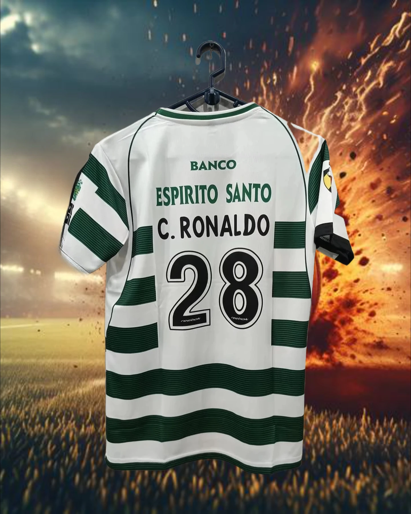 

Мужская быстросохнущая футбольная футболка Высококачественная классическая футболка в стиле ретро C. РОНАЛДО No. Удобный спортивный тренировочный топ из джерси 28, трикотаж