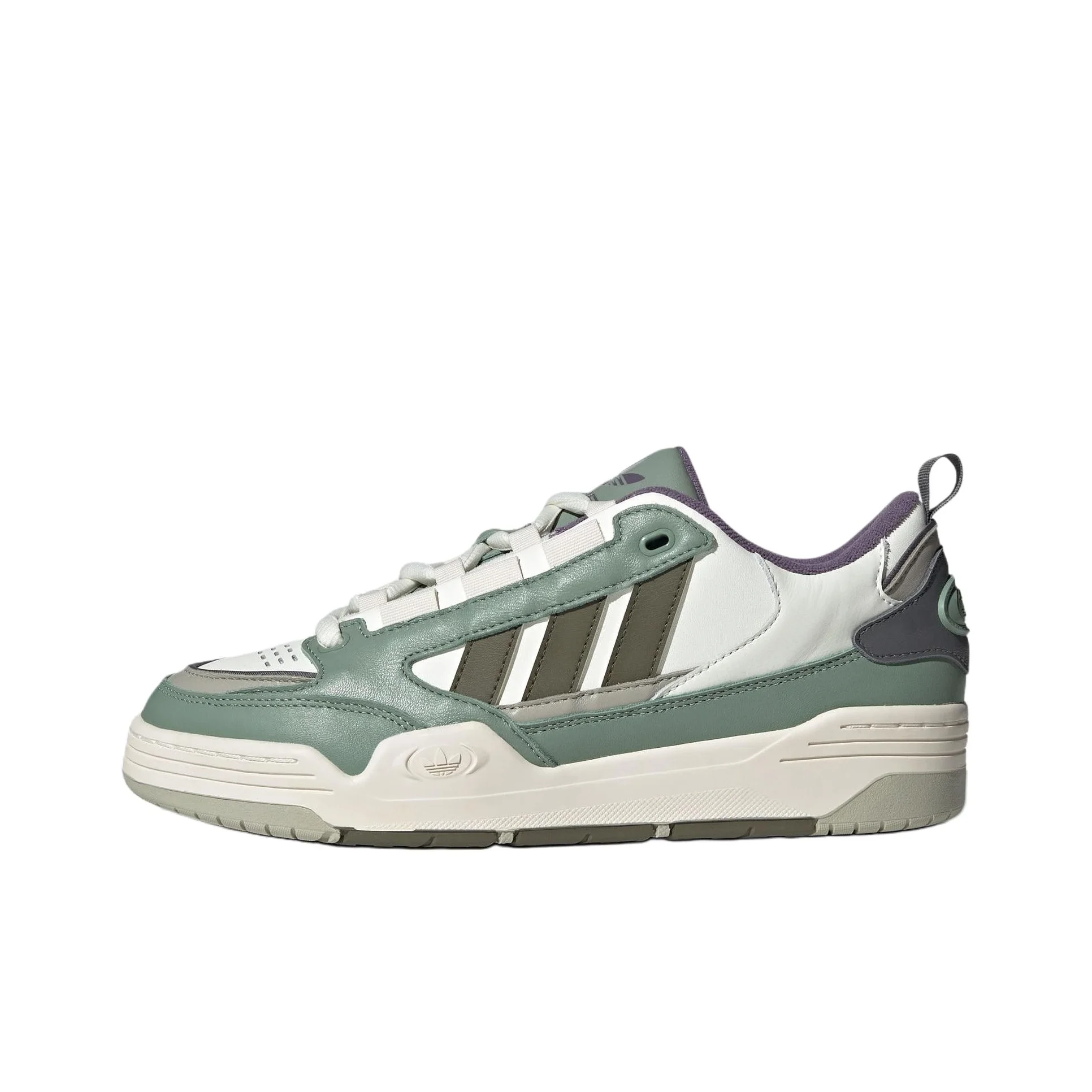 Adidas Originals Adi2000 Leather Low top Skateboard Shoes Unisex White Green JR8349
