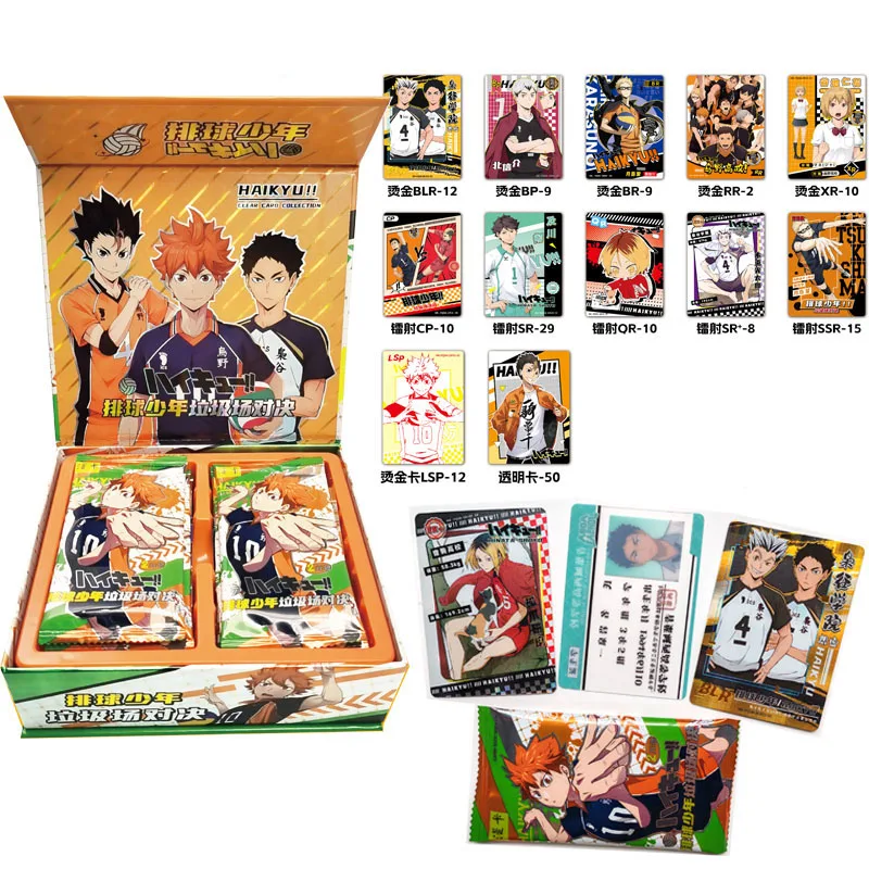 

НОВЫЕ карты HaikyuuThe Junkyard Showdown Is Coming со страстным открытием Классическая коллекционная карточка с персонажем аниме