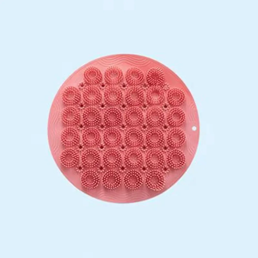 

Reusable Solid Color Back Scrubber Multifunction Sucker Back Massage Cleaning Brush Feet Wash Convenient Bath Brush Wash Feet