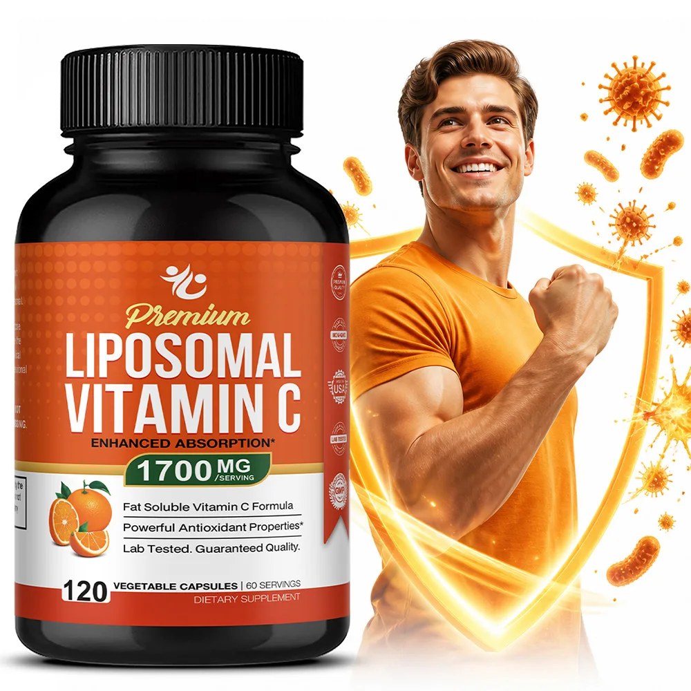 Liposomal Vitamin C - Highly Absorbable, Powerful Antioxidant Supplement, Immune System & Collagen Booster, Supports Skin Health