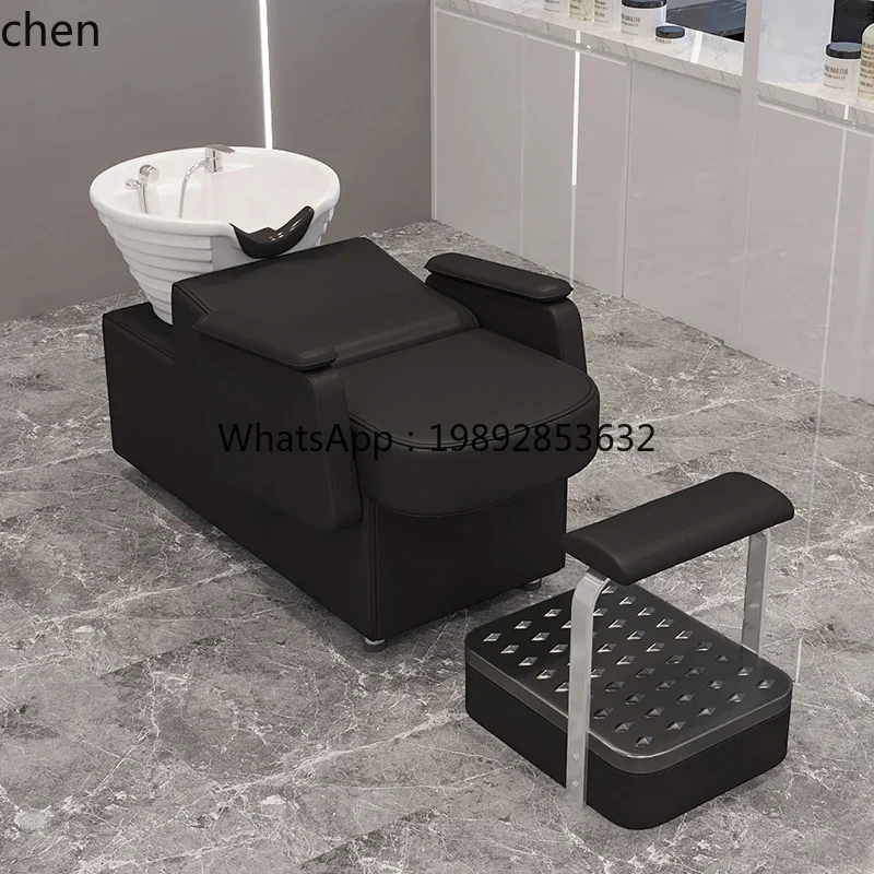 

YFYbarber shop special water heater integrated hair salon hair punch bed ceramic flush bed