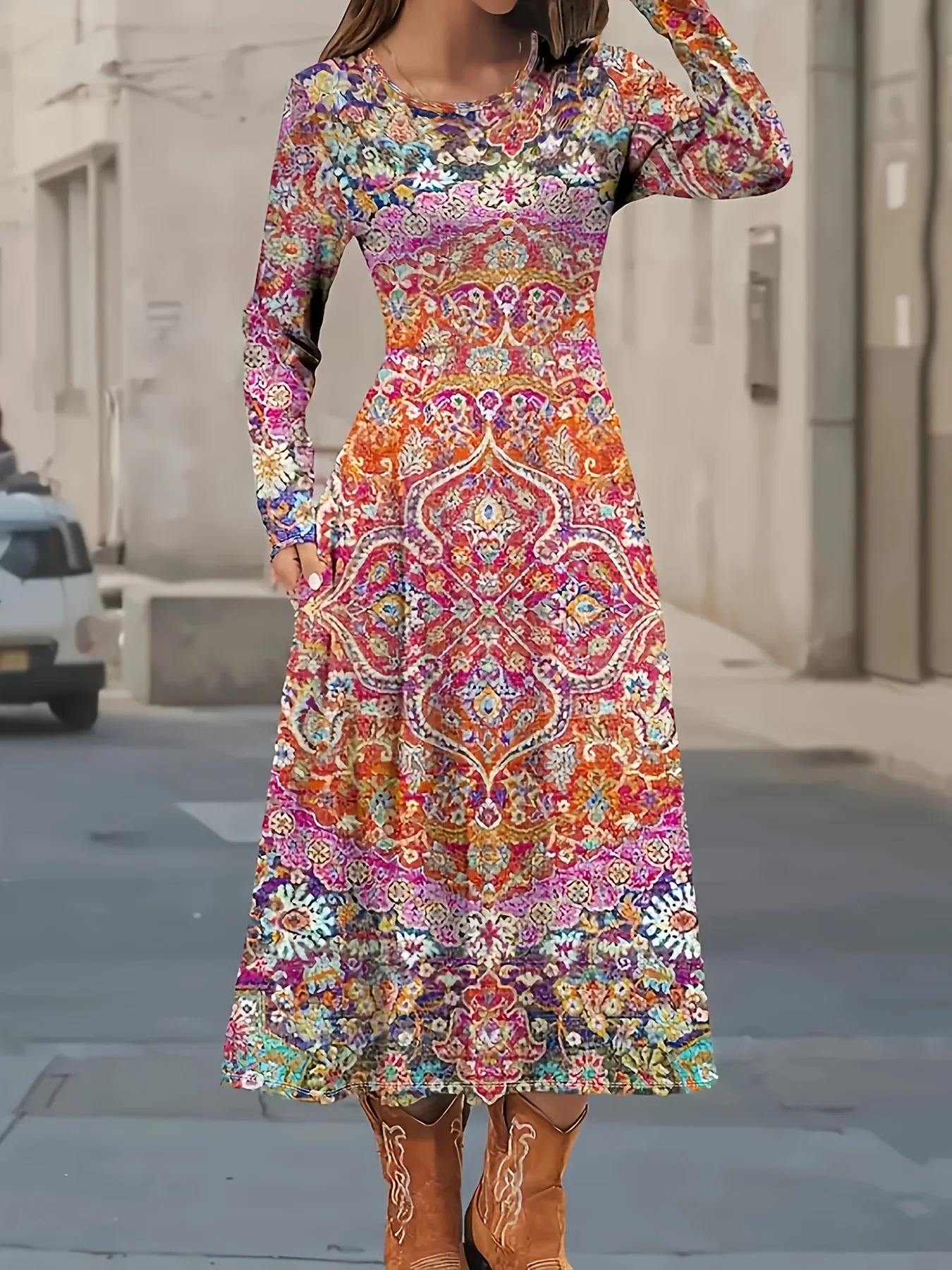 

Модное элегантное женское платье, свободное повседневное платье, женское платье, новый темперамент