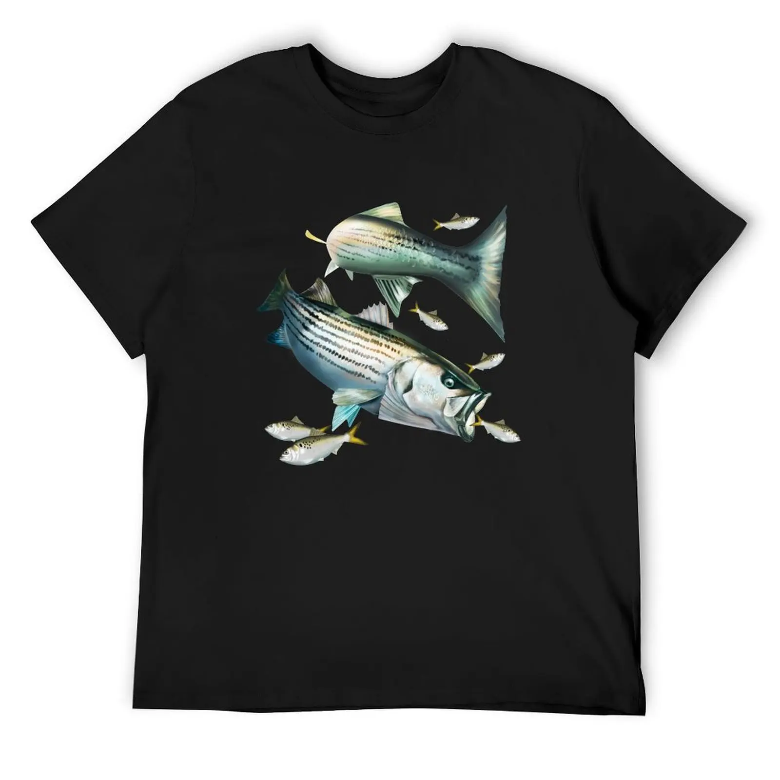 

Striped Bass Chasing Menhaden T-Shirt