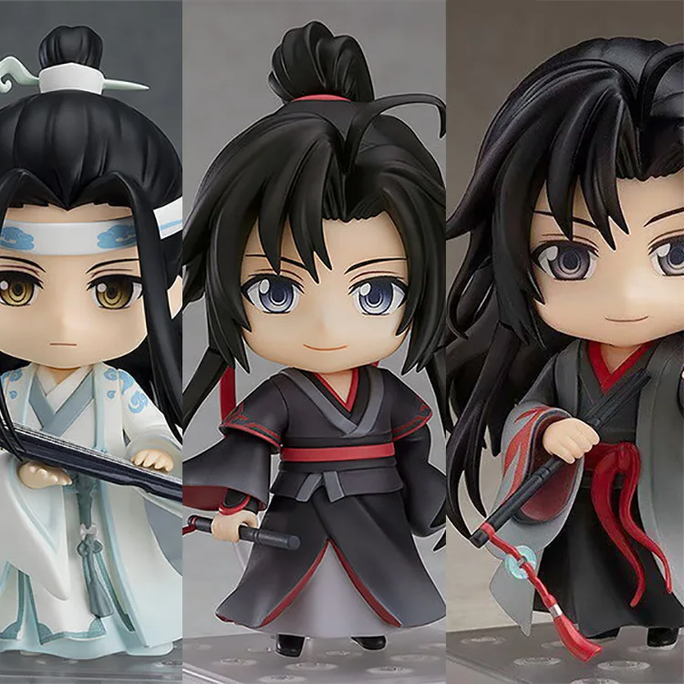 Anime MDZS Figure Lan Wang Ji Wei Wuxian Cosplay Doll PVC Action Figure lovely Model Decoration Toy Birthday Gift for Boys Girls