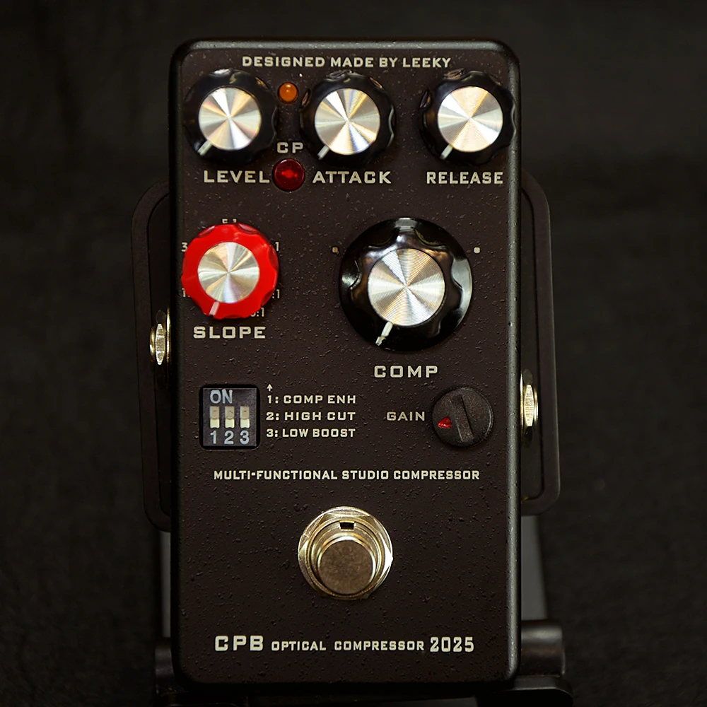 Pedal de compressor analógico óptico Leeky, pedal de efeito de