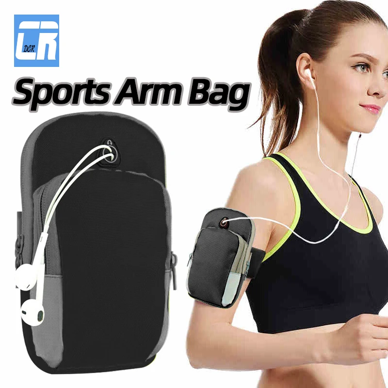 

GYM Armband for iPhone 15 14 13 pro max Universal Sports Running Bag for Huawei Samsung Oppo Mobile Phone Arm Bag Outdoor Pouch