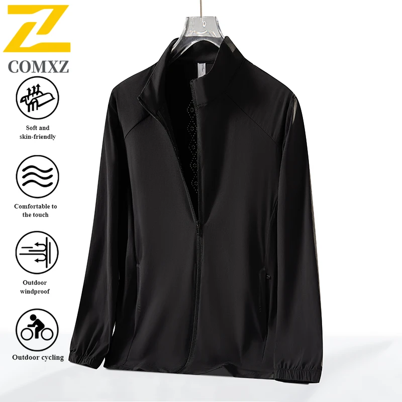 سترة صيفية للحماية من الأشعة فوق البنفسجية بعامل حماية من الأشعة فوق البنفسجية 50 + غطاء محرك السيارة قابل للفصل معطف جلد الصيد للرجال والنساء خفيف الوزن ملابس رياضية خارجية واقية من الشمس 2025 #3