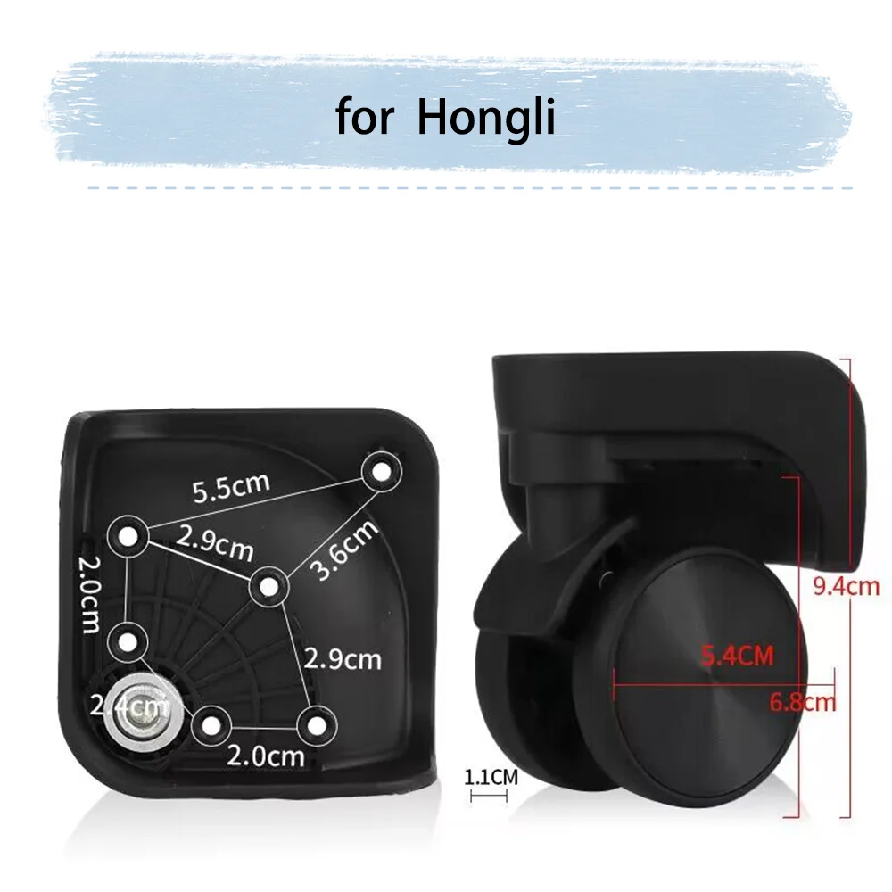 Universal wheel for HongLi pull rod case Wheel accessories Travel case universal wheel suitcase Silent roller pulley low noise