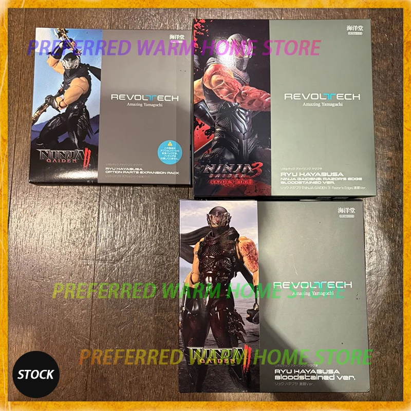 In Stock KAIYODO WF RYU HAYABUSA NINJA GAIDEN 3: Razor's Edge Bloodstained Ver. Model Toys Revoltech AMAZING YAMAGUCHI