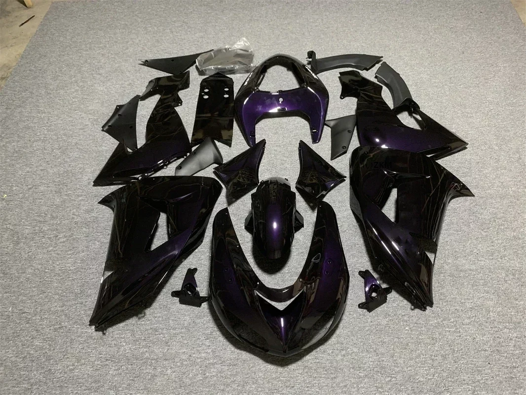 

New ABS Plastic Shell Motorcycle Fairing kit Fit For kawasaki Ninja ZX10R 2006 2007 06 07 10R ZX-10R Custom Black