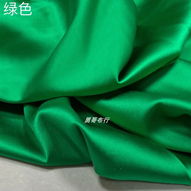 Solid Color 19 Momme Stretch Silk Fabrics Wide Silky Summer Silk Skirt and Top Cheongsam Cloth