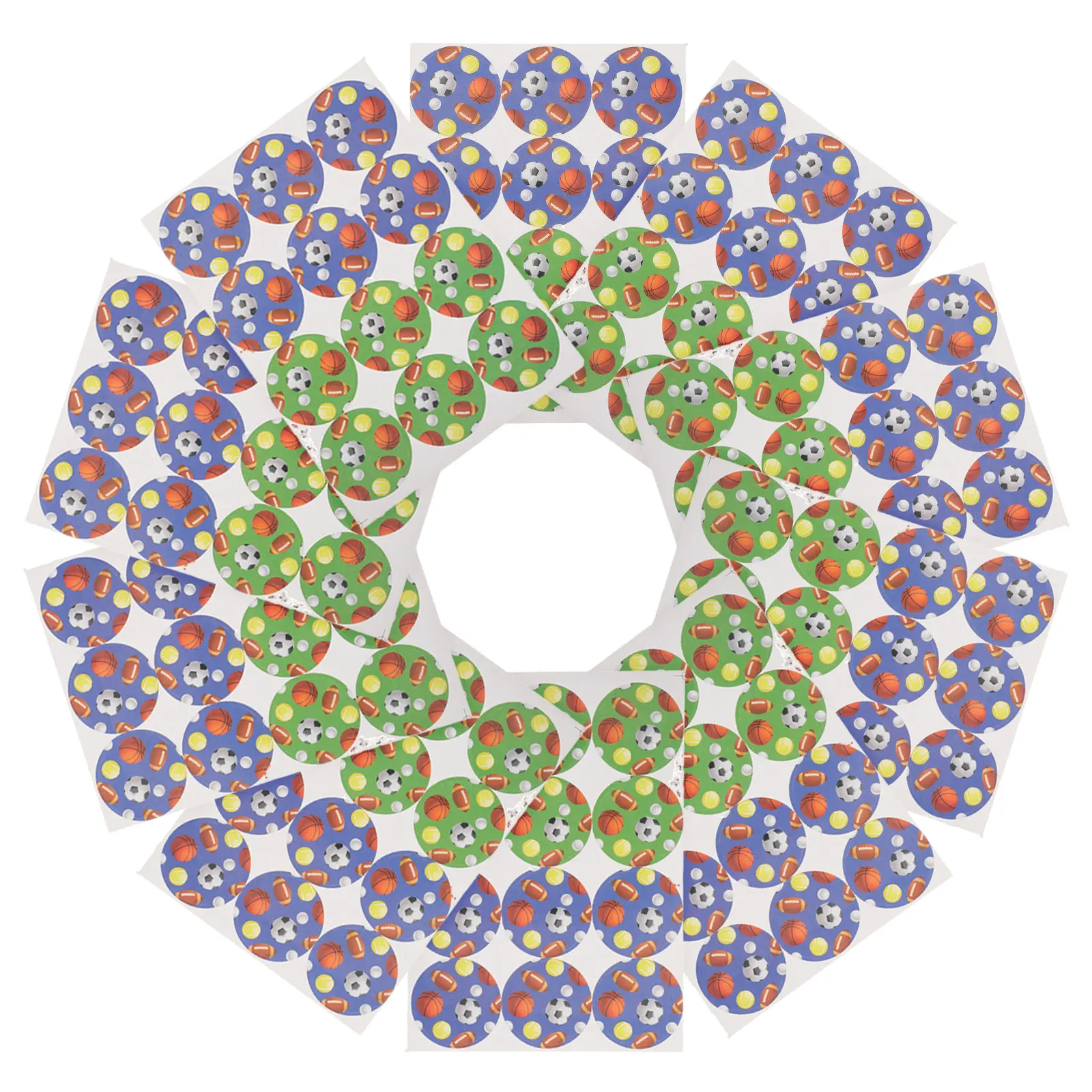 

20 листов наклеек для конфетных пакетов, декоративные этикетки на спортивную тематику, самоклеящиеся, для детских дней рождений, скрапбукинга, поощрений в классе, украшения