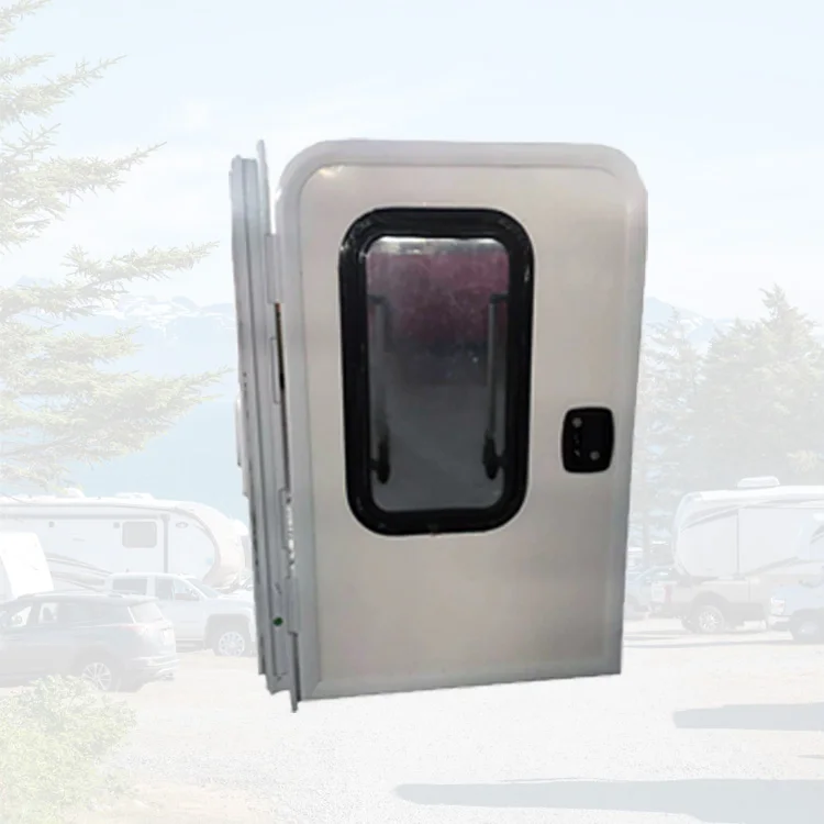 Best quality cheapest price from China factory good water resistance RV entry door teardrop trailer door  motorhome  door