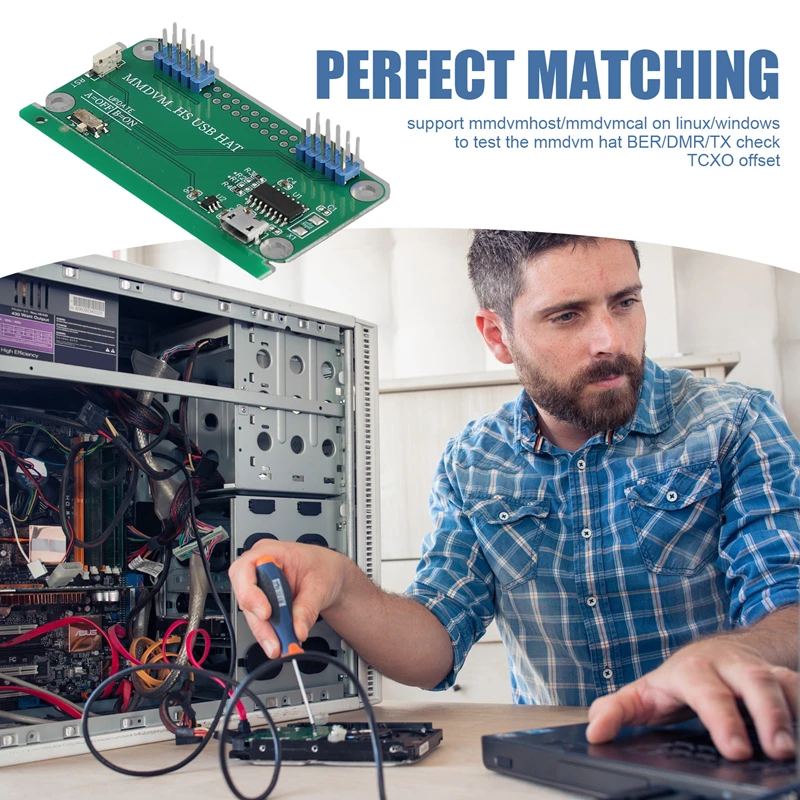 Jumbospot MMDVM HS placa adaptadora de sombrero USB reemplazar para Rasberry Pi para Windows Linux Android Hotspot DSTAR DMR