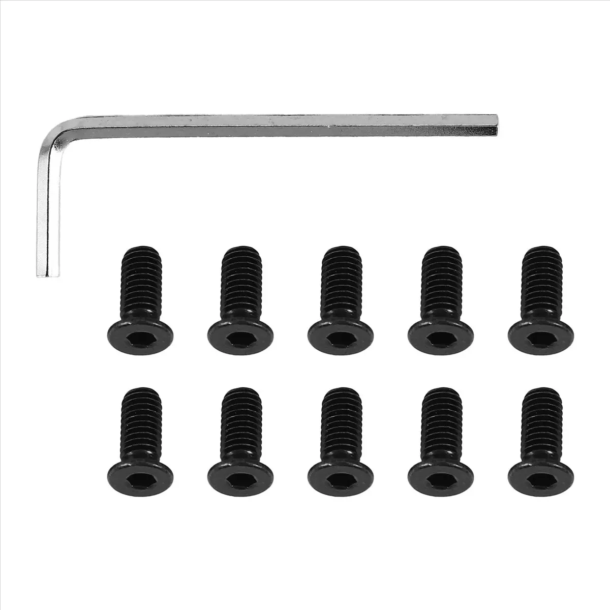 ABST 10Pcs Scooter Handlebar Front Fork Tube Screws with Hexagon Handle Replacement Parts Kits for M365 Es2