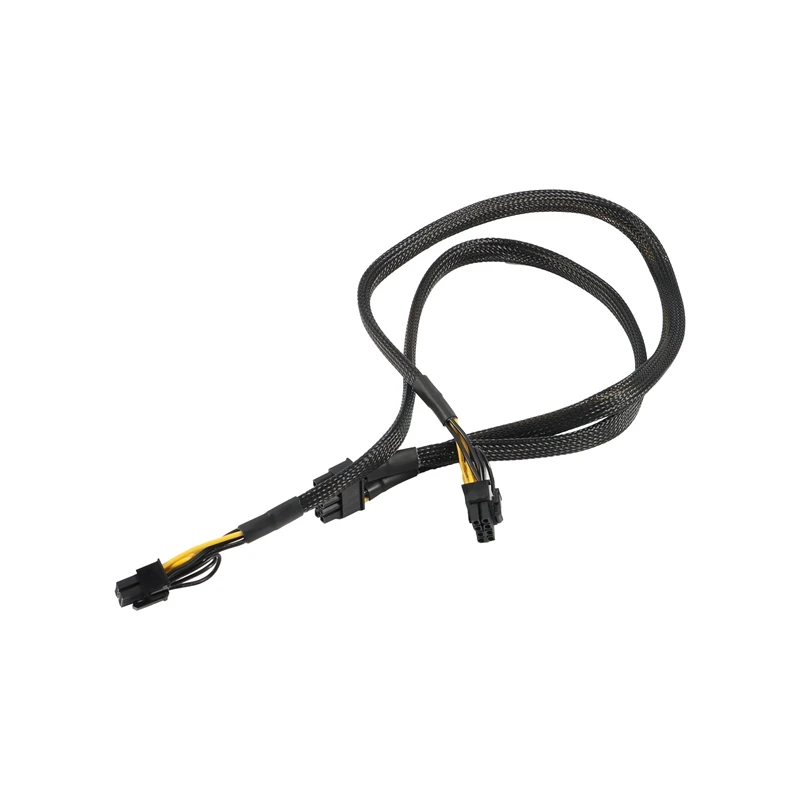 Cable de fuente de alimentación de tarjeta gráfica para placa base de servidor HP Proliant DL380 G6 G7, 10 pines a Dual PCI-E, 8 pines (6 + 2), 60Cm