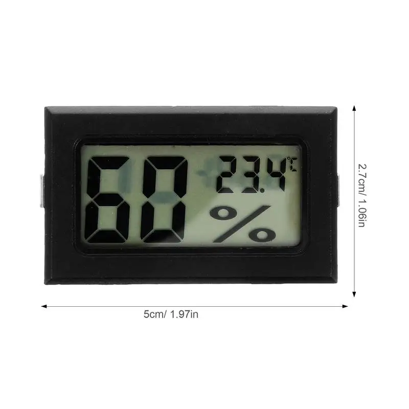 3pcs Mini LCD Digital Thermometer Hygrometer Indoor Room Electronic Temperature Humidity Meter Sensor Gauge Detector