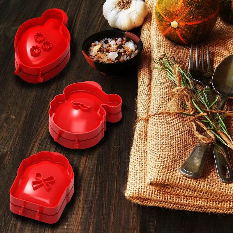 Hand Pie Molds Apple Pie Mould Dough Press Mold Tools Christmas Baking Pie Molds Santa Claus Shape Baking Tools