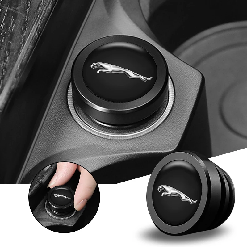 Alloy Car Lighter Plug Cover Car Vehicles Cigarette Lighter Covers DustProof Cap for Jaguar XE XF F-Type XJ F-Pace X-Type S-Type