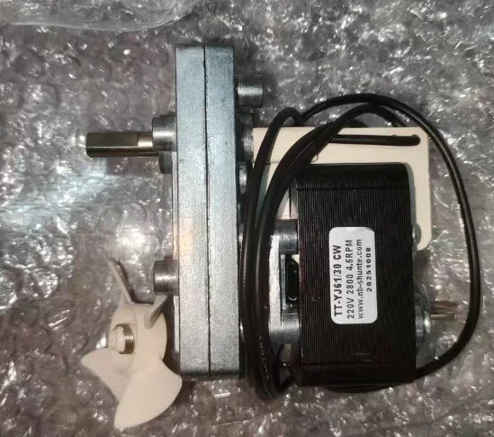 220 فولت التيار المتناوب مظلل القطب تخفيض المحرك الصناعية بقعة لحام همبرغر التحكم الآلي بيليه تغذية فرن التطبيق #1