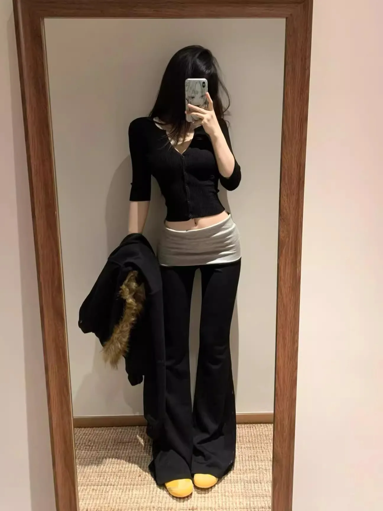 سراويل غير رسمية منخفضة الخصر للنساء سراويل يوجا للتخسيس نمط الشارع موضة الربيع سراويل طويلة فضفاضة