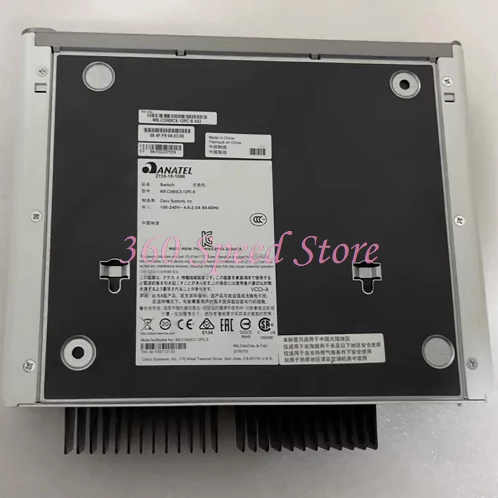 WS-C3560CX-12PC-S 12 Port Gigabit POE Power Supply 2-port SFP Optical Port Network Switch