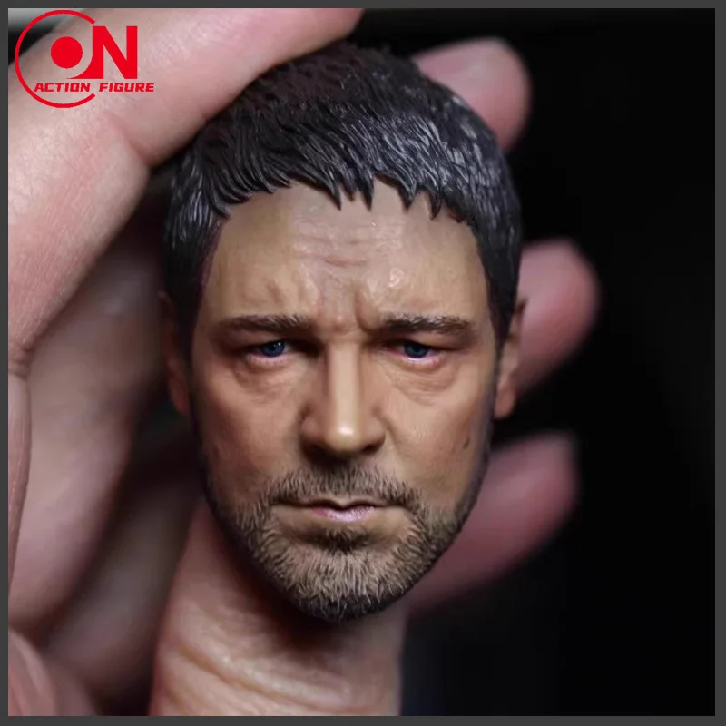 

1/6 Scale Russell Ira Crowe Head Sculpt Gladiator Head Carving Model Fit 12-inch Soldier Action Figure Body Dolls