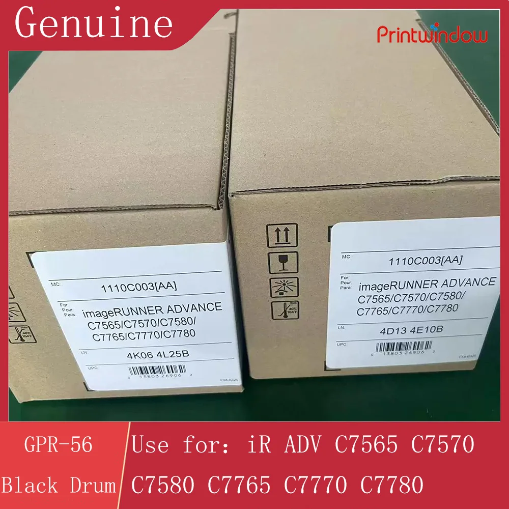 1X Genuine GPR-56 Black Drum for Canon iR ADV C7565 C7570 C7580 C7765 C7770 C7780 Black Cylinder OPC Tambor 1110C003[AA]