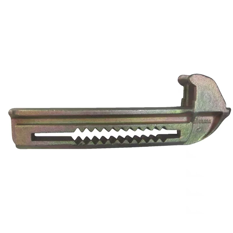 Fabrication of custom rust-proof galvanized metal pipe wrench handles Iron pipe wrench parts