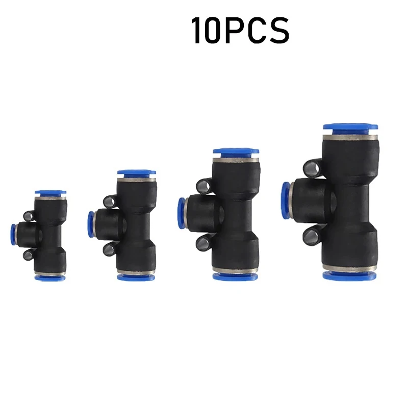 10PCS PEG6-4 PEG8-4 PEG8-6 PEG10-6 PEG10-8 PEG12-10 Pressure Regulator Throttle Valve Compressor Accessories Pneumatic Fitting