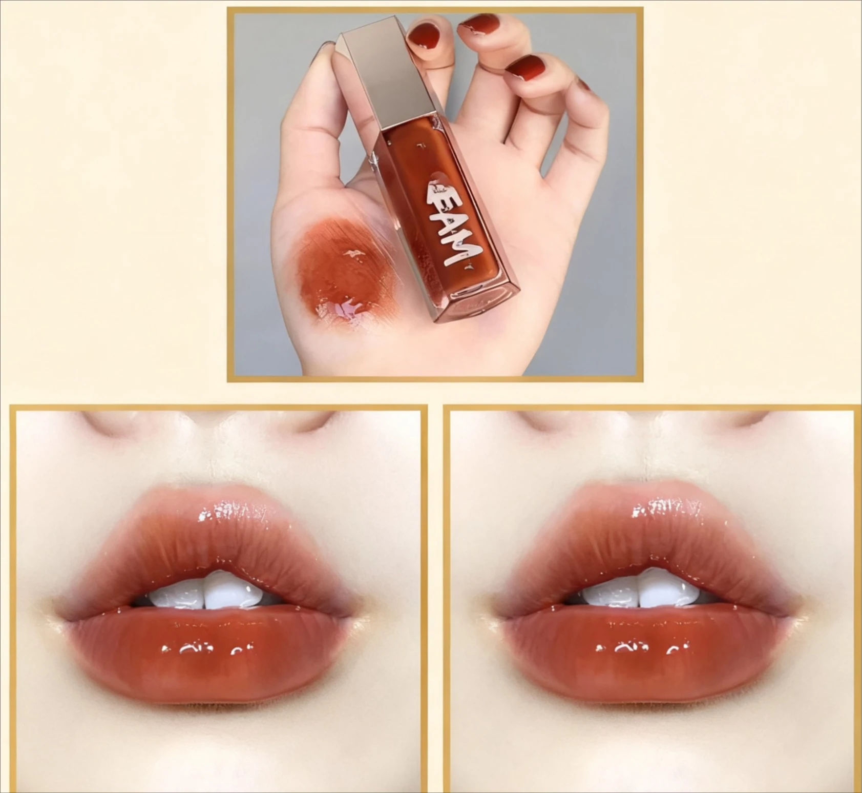 リップグロス マルチカラー モイスト シャイン グリッター リッププランパー メイクアップ 初心者向け リキッドリップスティック 化粧品