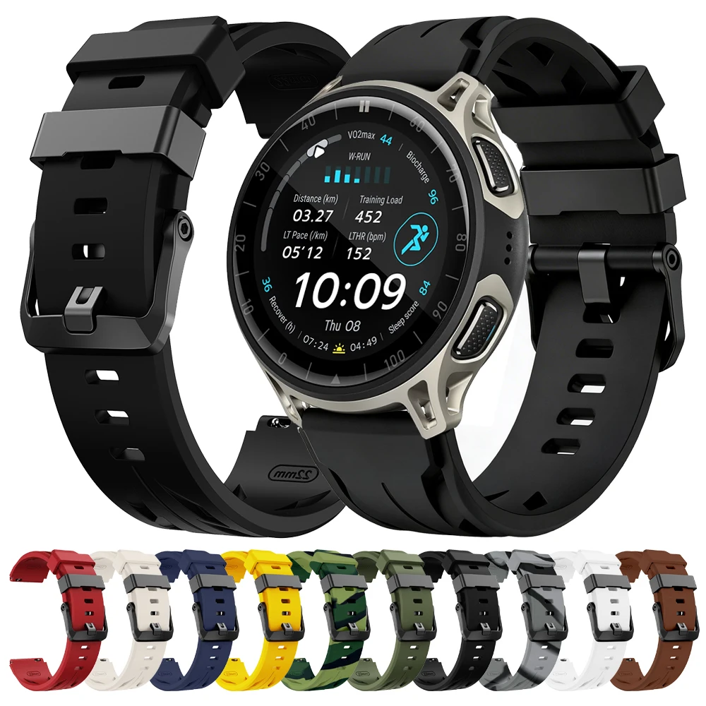 Correa de 22mm para Amazfit Cheetah 2 Ultra/Active Max/Balance, banda de silicona de 20mm para Amazfit Cheetah 2 Pro/Active 3, pulsera Premium