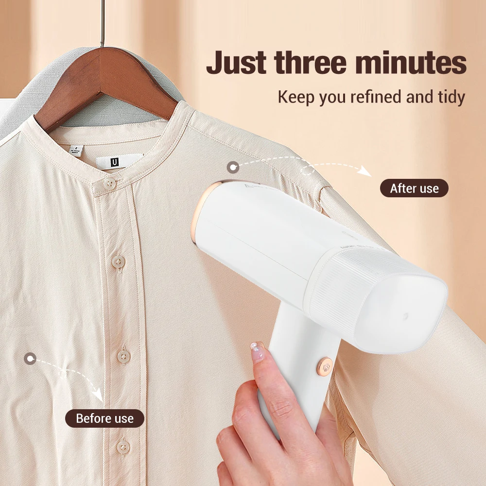 

Portable Steam Iron For Clothes Handheld Electric Garment Steamer Cleaner Foldable Flat Ironing Machine For Travel Home