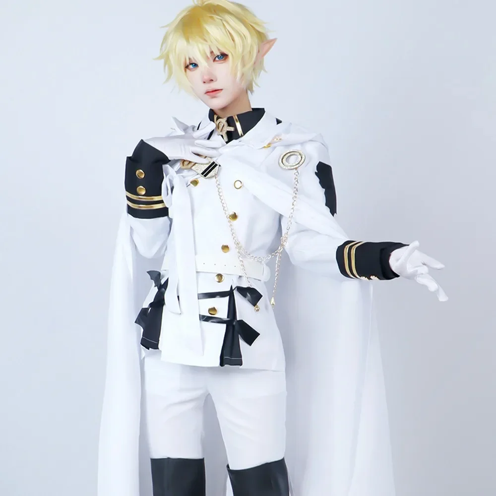 Disfraz de Cosplay de Mikaela Hyakuya, Seraph Of The End, Anime, hombres, Mikaela, Hyakuya