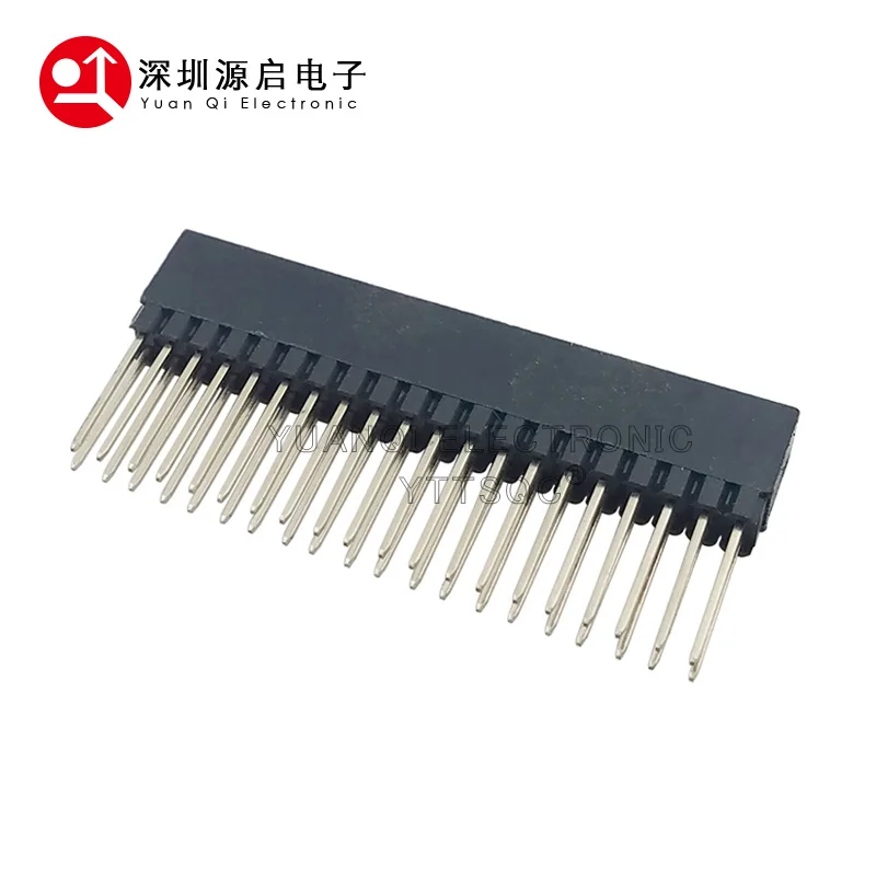 5 Pcs PC104 2.54 MM Pitch 2x20 Pin 40 Pin Female Double Row 12.2MM Long Pin Header Strip Industrial Computer Connector Sockets