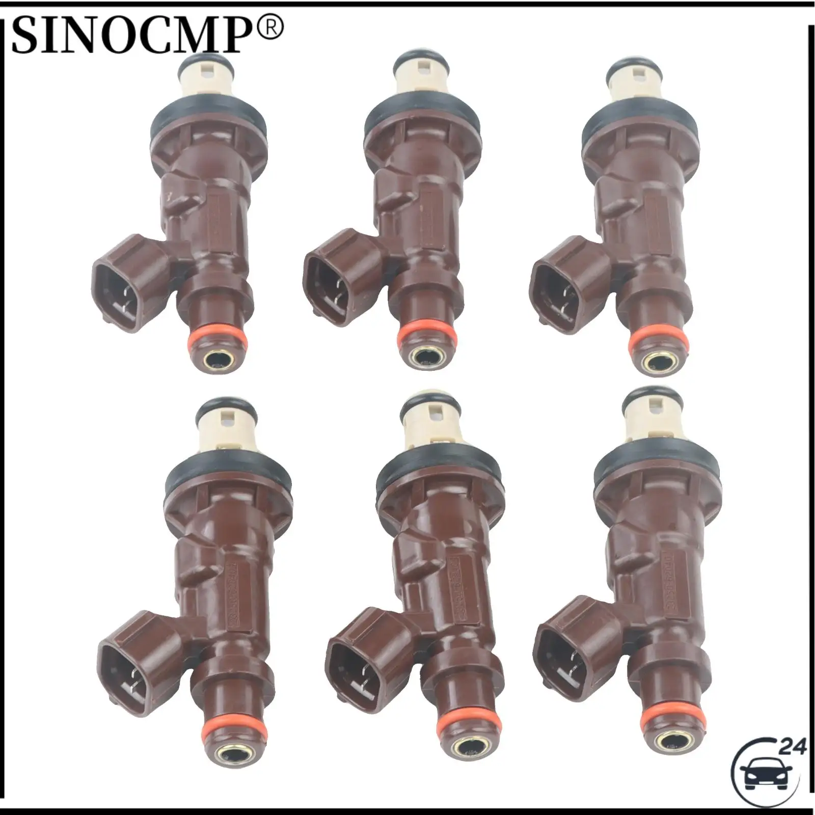 

6 шт. 2325062040 23250-62040 FJ585 топливные форсунки для 99-04 Toyota Tacoma Tundra 4Runner V6, детали двигателя, система подачи топлива