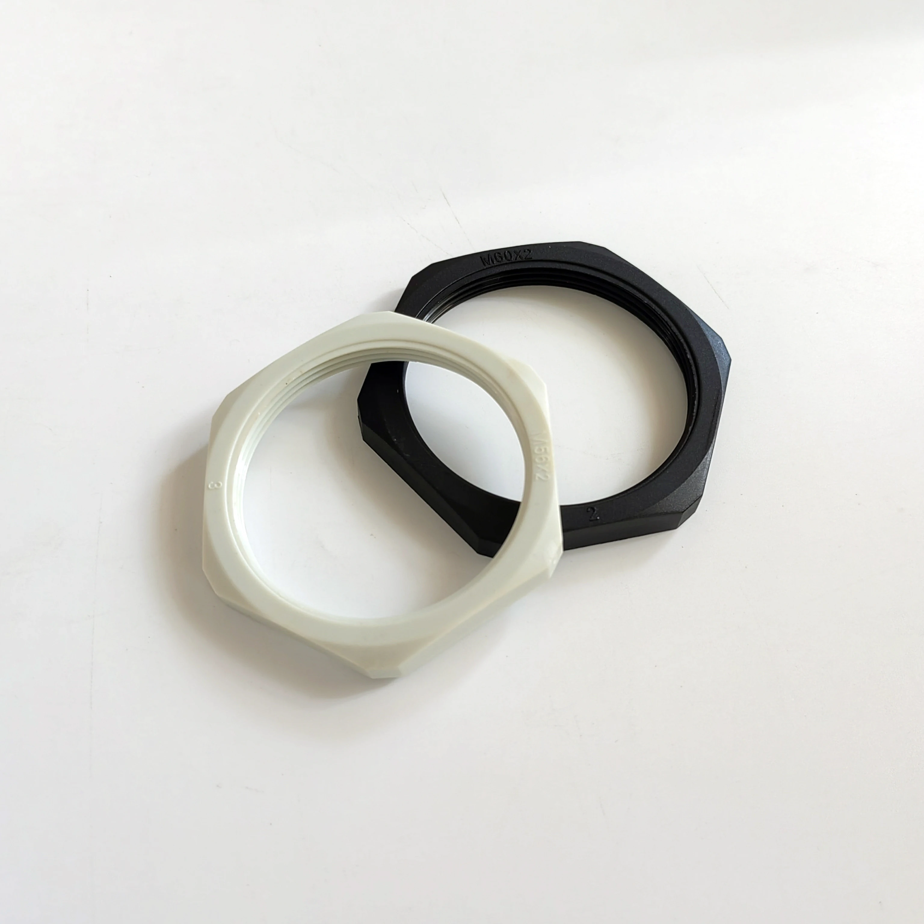 Plastic Hex Nut  PG and G Thread PG7-PG48 G1/4-G3 Black or White