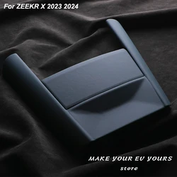 For ZEEKR X 2023 2024 Central Control Channel Leather Panel Protective Frame Interior Accessories