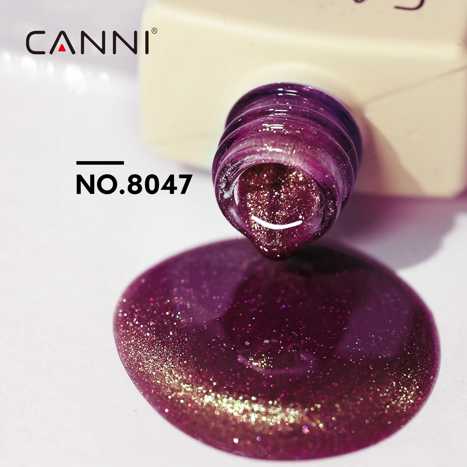 CANNI Nagelgel-Nagellack HEMA TPO FREE 9 ml EU-Standard Soak Off UV LED Diamond Sparkle Pailletten Wunderschöne Farbe Semi Permanent Gel – Detail 12