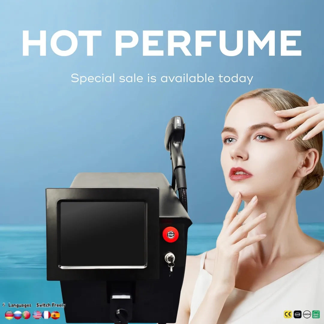 

2026 Newest 4000W Soprano Diode Ice Titanium Laser Hair Removal Machine 808nm Alexandrite 755nm 4 Wavelengths Permanent Painless