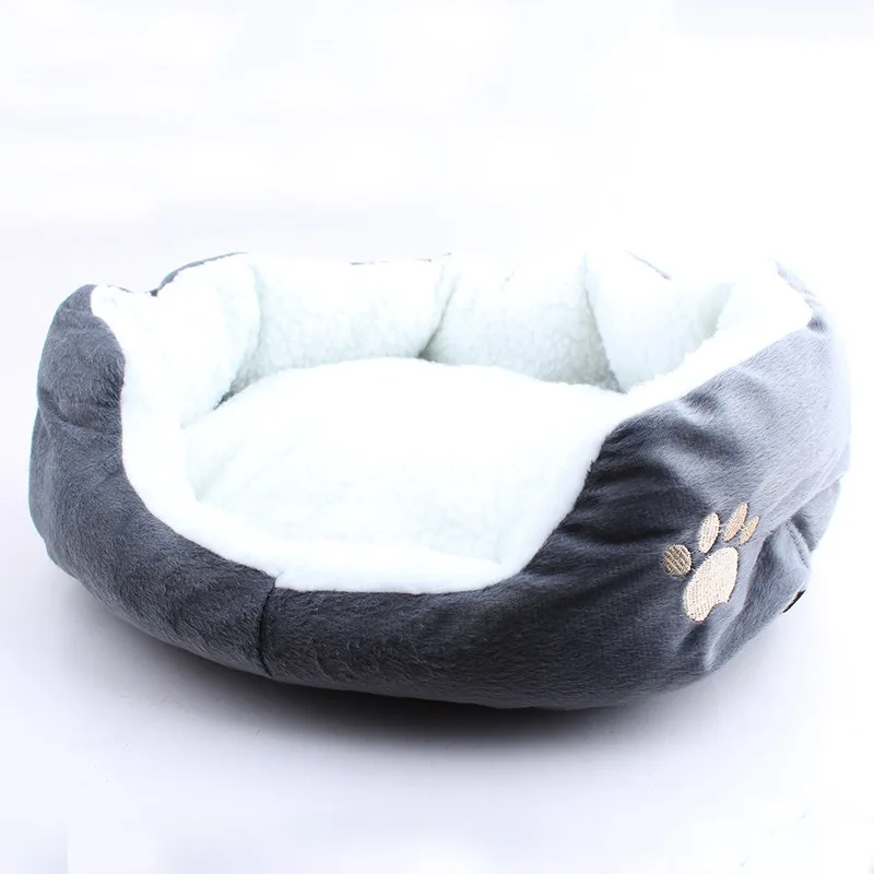 Cat nest for all seasons summer cool nest cat bed house mat embroidered dog paw cat and dog nest internet celebrity pet supplies