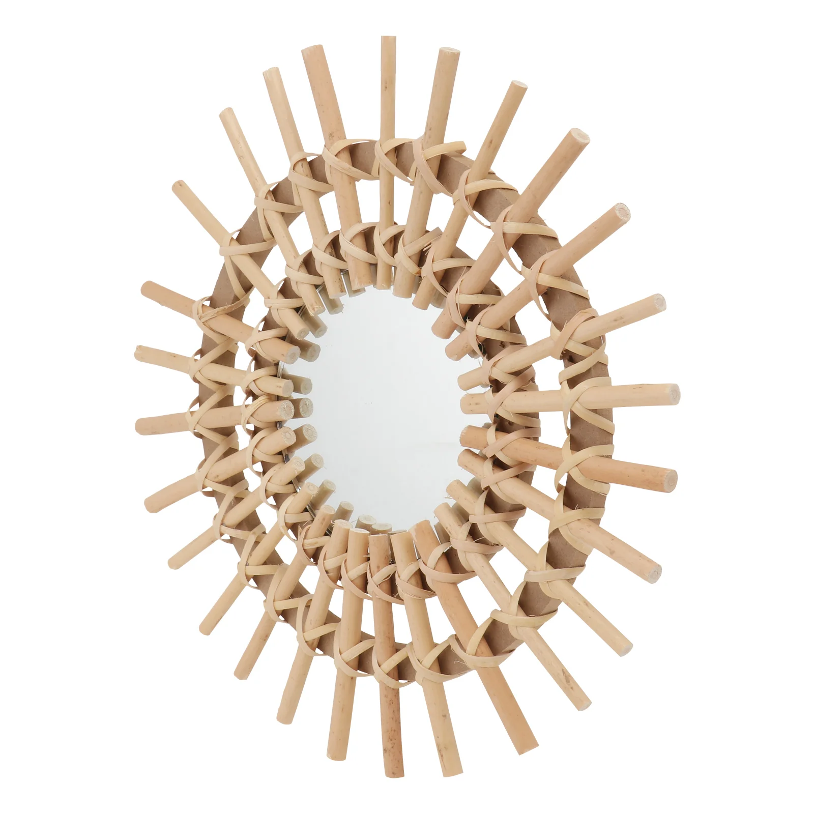 Photographing Mirror Pendant Weaving Makeup Vanity Rustic Housewarming Light for