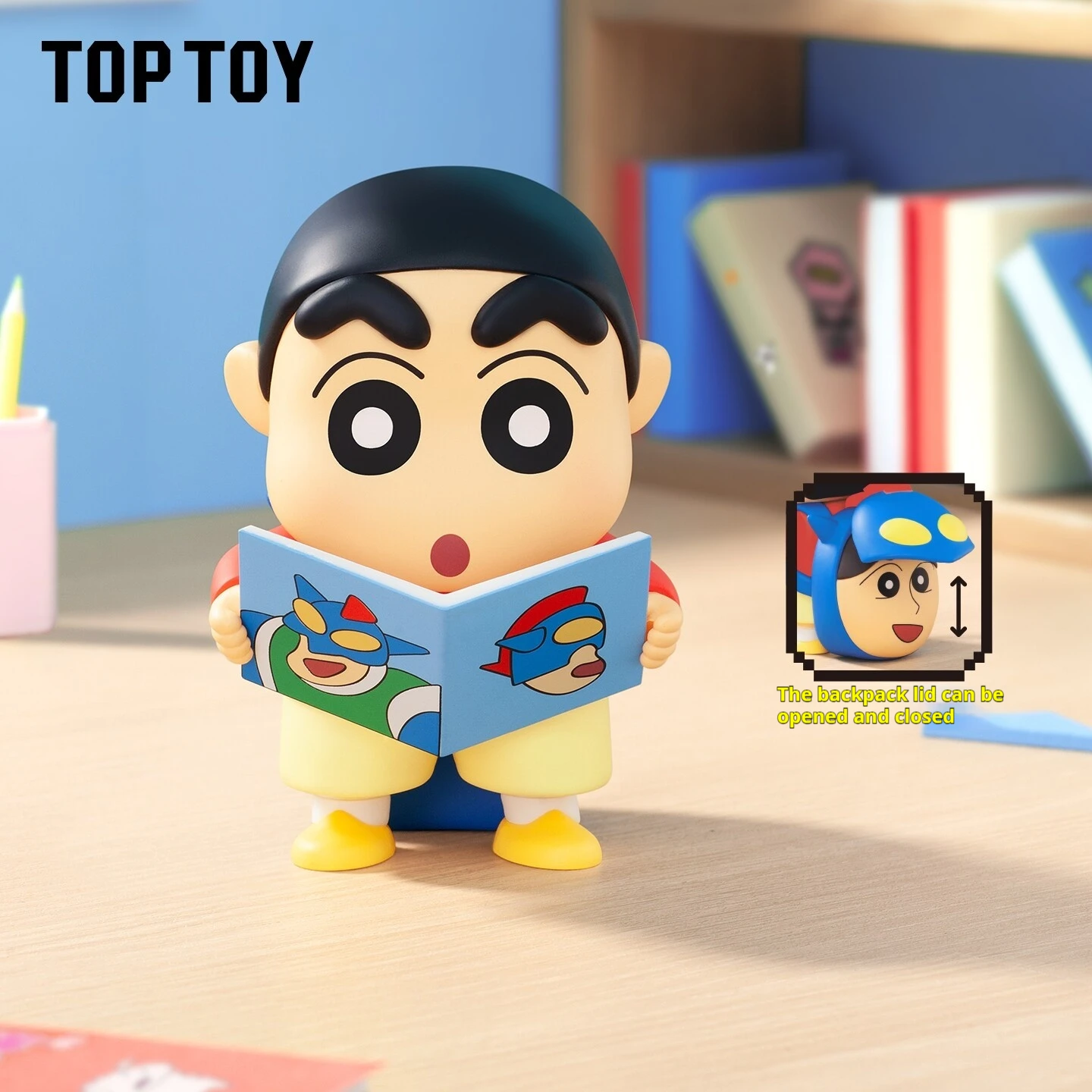 TOPTOY Crayon Shin Chan Blind Box Dynamic Toy City Series Co Branded Figure Desktop Ornament Anime Periphery Birthday Gift
