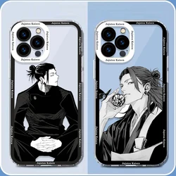 Anime Jujutsu Kaisen Phone Case For iPhone 11 12 13 14 15 16 Pro Max XR X XS 8 7 Plus Mini SE Fashion Case Funda Geto Suguru