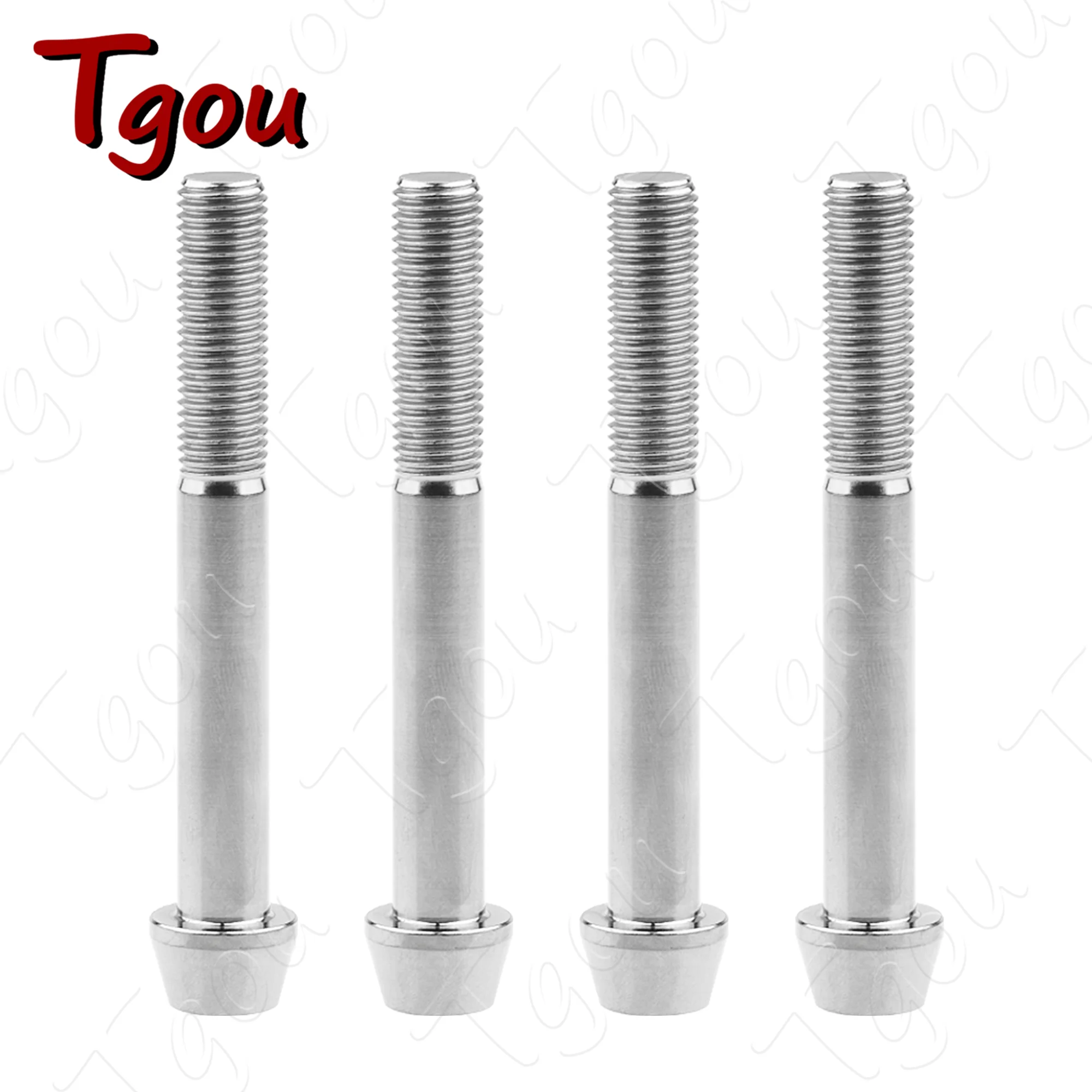 Tgou Titanium Bolt M10x70/80/85/100mm Hex Head Screws for Motorcycle Brake Caliper 1pcs