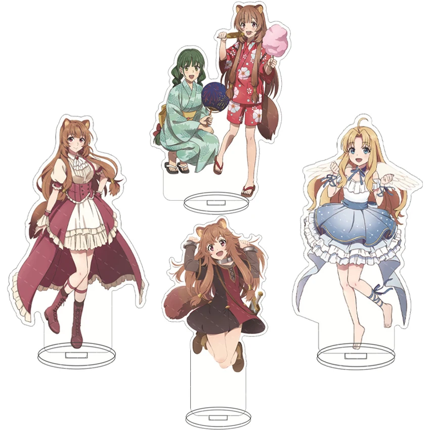 

16CM Anime Figure The Rising of the Shield Hero Raphtaria Filo Cos Acrylic Stand Ornaments Chrismas Cute Gifts